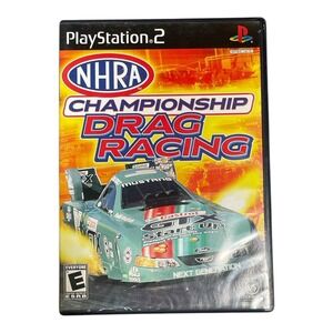 NHRA Championship Drag Racing Sony PlayStation 2 Video Game